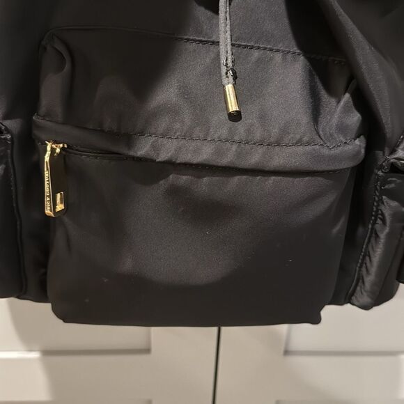?Last Deal?Black Backpack with Gold Accents